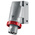 Scame IP67 Red Wall Mount 3P + N + E Industrial Power Plug, Rated At 64A, 415 V