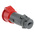 Legrand IP44 Red 3P + N + E Industrial Power Connector Adapter Socket, Rated At 16A, 400 V