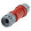 MENNEKES, PowerTOP IP44 Red Cable Mount 3P + N + E Industrial Power Plug, Rated At 16A, 400 V