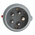 MENNEKES, PowerTOP IP44 Red Cable Mount 3P + N + E Industrial Power Plug, Rated At 16A, 400 V