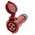 MENNEKES, PowerTOP IP44 Red Cable Mount 4P Industrial Power Socket, Rated At 32A, 400 V