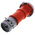 MENNEKES, PowerTOP IP67 Red Cable Mount 4P Industrial Power Socket, Rated At 32A, 400 V