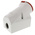 MENNEKES IP44 Red Wall Mount 7P Right Angle Socket, Rated At 32A, 415 V