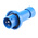 Schneider Electric, PratiKa IP67 Blue Cable Mount 2P + E Industrial Power Plug, Rated At 16A, 230 V