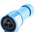 Schneider Electric, PratiKa IP44 Blue Cable Mount 2P + E Industrial Power Socket, Rated At 16A, 230 V