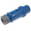 MENNEKES, ProTOP IP44 Blue Cable Mount 3P Industrial Power Plug, Rated At 32A, 230 V