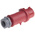 MENNEKES, ProTOP IP44 Red Cable Mount 4P Industrial Power Plug, Rated At 32A, 400 V