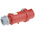 MENNEKES, StarTOP IP44 Red Cable Mount 4P Industrial Power Plug, Rated At 16A, 400 V