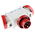 Scame IP66 Red 1 x 3P + E, 2 x 3P + E Industrial Power Connector Adapter, Rated At 16A, 415 V