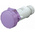 Scame IP66, IP67 Purple Cable Mount 2P Industrial Power Socket, Rated At 16A, 20 → 25 V