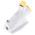 Scame IP44 Yellow Wall Mount 2P + E Right Angle Industrial Power Socket, Rated At 16A, 110 V
