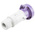 Scame IP66, IP67 Purple Cable Mount 3P Industrial Power Socket, Rated At 16A, 20 → 25 V