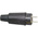 Kopp Black Cable Mount Mains Connector Plug, Rated At 16A, 250 V