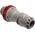 Scame IP67 Red Cable Mount 3P + N + E Industrial Power Plug, Rated At 125A, 415 V