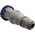 Scame IP66, IP67 Blue Cable Mount 2P + E Industrial Power Socket, Rated At 64A, 230 V