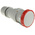 Scame IP66, IP67 Red Cable Mount 3P + E Industrial Power Socket, Rated At 125A, 415 V