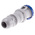 Scame IP66, IP67 Blue Cable Mount 2P + E Industrial Power Socket, Rated At 125A, 230 V