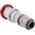 Scame IP66, IP67 Red Cable Mount 3P + N + E Industrial Power Socket, Rated At 125A, 415 V