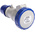 Scame IP66, IP67 Blue Cable Mount 2P + E Industrial Power Socket, Rated At 32A, 230 V