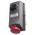 Scame IP67 Red Panel Mount 3P + E Right Angle Industrial Power Socket, Rated At 16A, 415 V