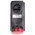 Scame IP67 Red Panel Mount 3P + N + E Right Angle Industrial Power Socket, Rated At 32A, 415 V