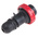 Scame IP66 Red Cable Mount 3P + E Industrial Power Plug, Rated At 16A, 415 V