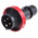 Scame IP66 Red Cable Mount 3P + E Industrial Power Plug, Rated At 16A, 415 V