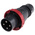Scame IP66 Red Cable Mount 3P + E Industrial Power Plug, Rated At 64A, 415 V