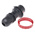 Scame IP66 Red Cable Mount 3P + N + E Industrial Power Plug, Rated At 16A, 415 V