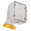 Scame IP66, IP67 Yellow Wall Mount 2P + E Industrial Power Socket, Rated At 32A, 110 V