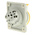 Scame IP44 Yellow Panel Mount 2P + E Heavy Duty Power Connector Socket, Rated At 16A, 110 V