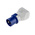 Scame IP20 Blue 1 x 2P + E, 1 x 2P + E Industrial Power Connector Adapter Plug, Socket, Rated At 16A, 250 V