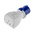 Scame IP20 Blue 1 x 2P + E, 1 x 2P + E Industrial Power Connector Adapter Plug, Socket, Rated At 16A, 250 V