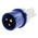 Scame IP20 Blue 1 x 2P + E, 1 x 2P + E Industrial Power Connector Adapter Plug, Socket, Rated At 16A, 250 V