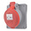 Legrand, P17 Tempra Pro IP44 Red Panel Mount 3P + E Industrial Power Socket, Rated At 16A, 415 V
