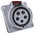 Legrand, P17 Tempra Pro IP66, IP67 Red Panel Mount 3P + N + E Industrial Power Socket, Rated At 16A, 415 V