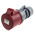 Scame, Optima Seven IP44 Red Cable Mount 6P + E Industrial Power Socket, Rated At 32A, 415 V
