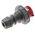 Scame, Optima Seven IP66, IP67 Red Cable Mount 6P + E Industrial Power Plug, Rated At 32A, 415 V