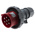 Scame, Optima Seven IP66, IP67 Red Cable Mount 6P + E Industrial Power Plug, Rated At 32A, 415 V