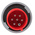 Scame, Optima Seven IP66, IP67 Red Cable Mount 6P + E Industrial Power Plug, Rated At 16A, 415 V