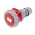 Scame, Optima Seven IP66, IP67 Red Cable Mount 6P + E Industrial Power Socket, Rated At 16A, 415 V