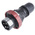 Scame IP66 Red Cable Mount 3P + E Power Connector Plug ATEX, IECEx, Rated At 32A, 380 → 415 V