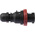 Scame IP66 Red Cable Mount 3P + N + E Power Connector Plug ATEX, IECEx, Rated At 64A, 346 → 415 V