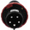 Scame IP66 Red Cable Mount 3P + N + E Power Connector Plug ATEX, IECEx, Rated At 64A, 346 → 415 V