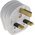 MK Electric UK Mains Plug, 13A, Cable Mount, 240 V ac