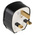 MK Electric UK Mains Plug, 13A, Cable Mount