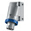 Scame IP67 Blue Wall Mount 2P + E Industrial Power Plug, Rated At 125A, 230 V