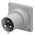 Scame IP44 Yellow Panel Mount 2P + E Industrial Power Plug, Rated At 32A, 110 V