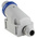 Scame IP67 Blue Wall Mount 2P + E Industrial Power Plug, Rated At 64A, 230 V