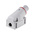 Scame IP44 Red Wall Mount 3P + E Industrial Power Plug, Rated At 64A, 415 V
